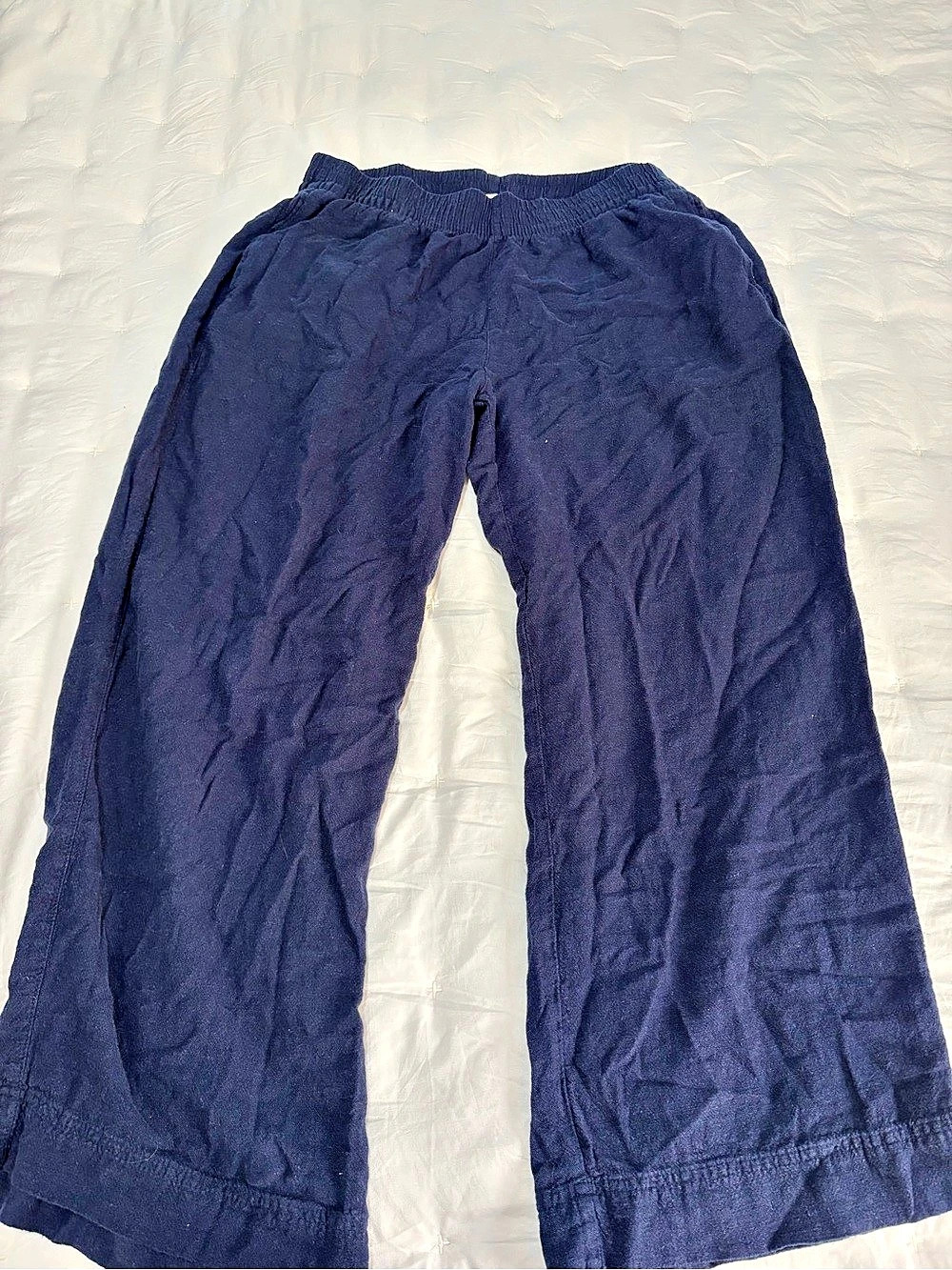 Old Navy High-Rise Wide-Leg Pull-On Pants Blue